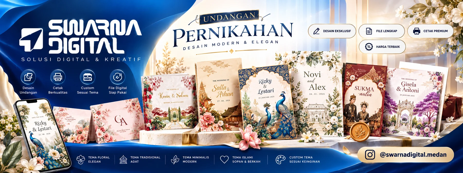Undangan digital untuk momen istimewa — Swarna Digital