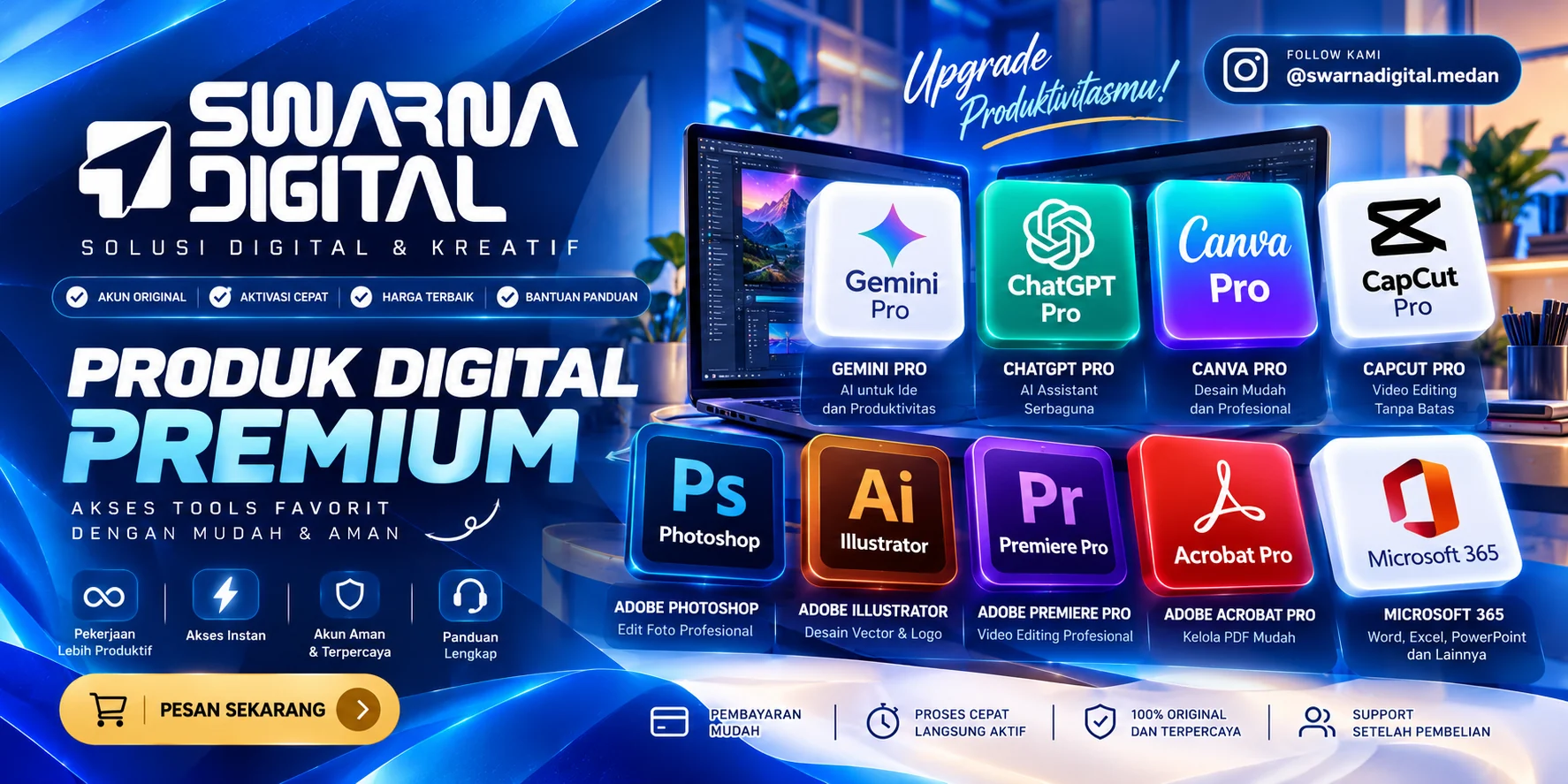 Lengkapi kebutuhan digital Anda — Swarna Digital